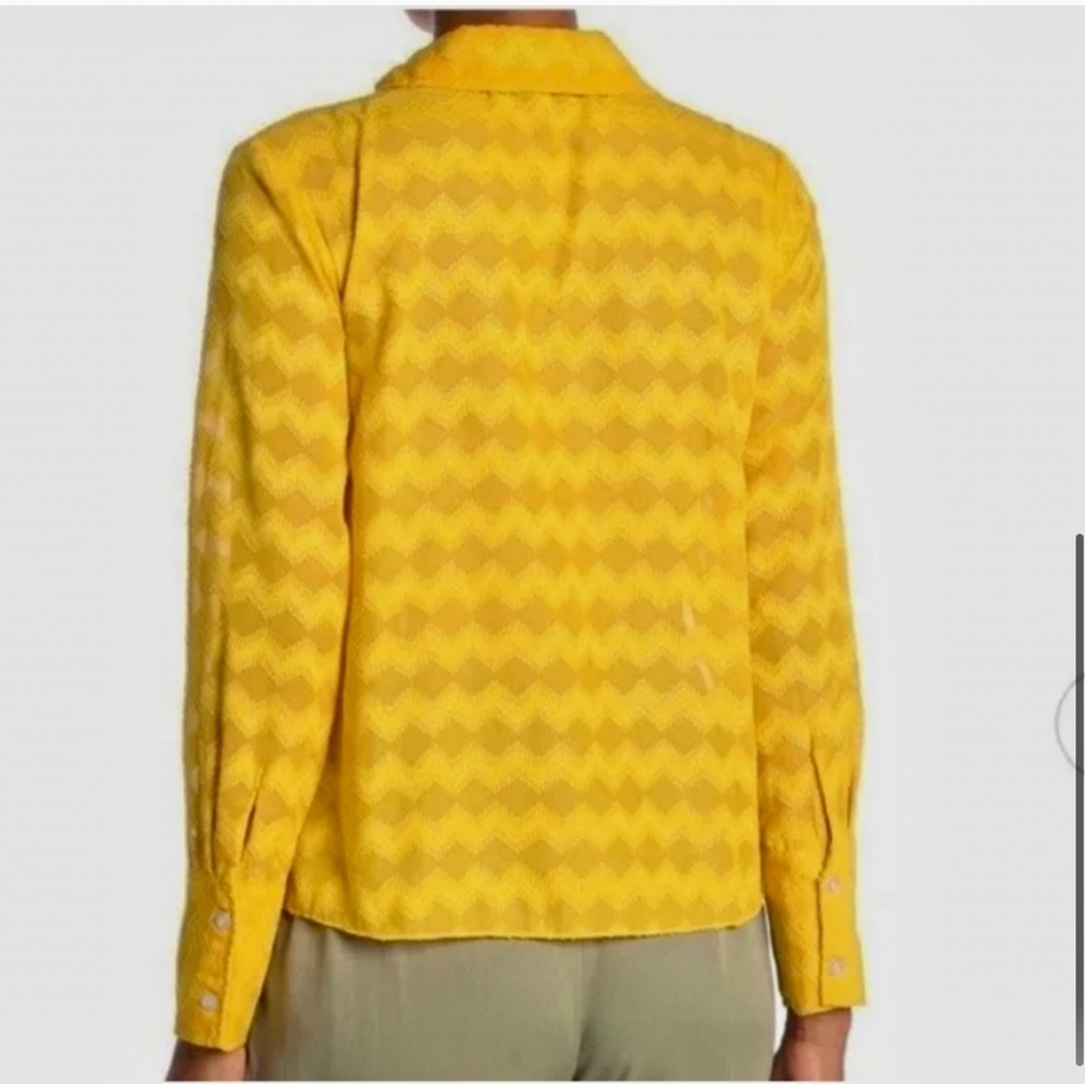 Ramy Brook Mollie Button Down Collared Blouse - image 3